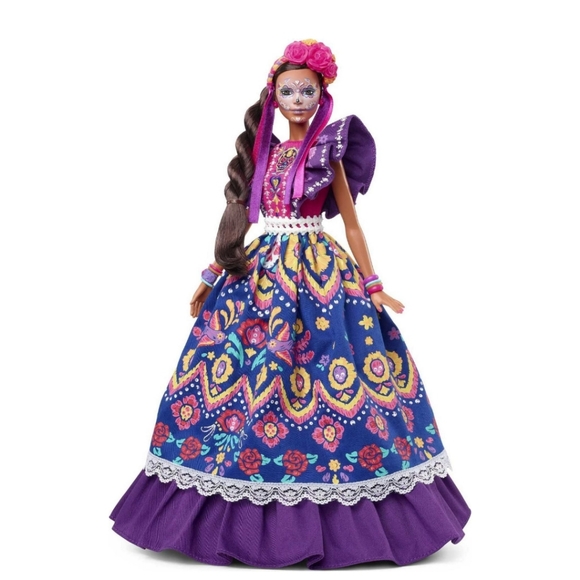 NWT 🩷 2022 Dia de los Muertos Barbie - Picture 1 of 4